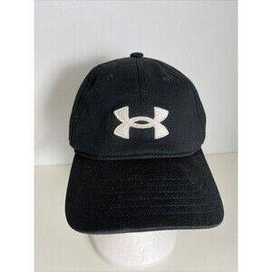Men’s Under Armour Stretch Hat Baseball Cap MD/LG Black/White
